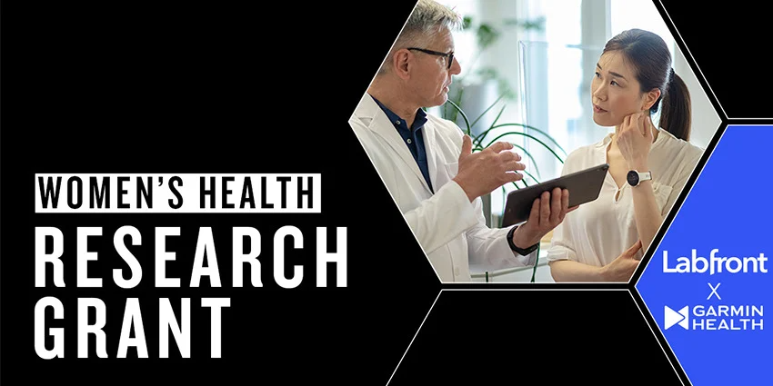 Garmin Health and Labfront to Award Research Grant for Women’s Health Researchers